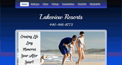 Desktop Screenshot of lakeviewresorts.net