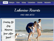 Tablet Screenshot of lakeviewresorts.net